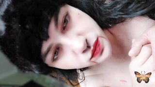 Pretty Uber-Cute Light-Haired Femboy Vampire Shinning Under Sunshine as in Twilight Flick Vampires and Uber-Sexy as an Angel Flesh