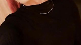 The Lil Sissy in Black Sundress