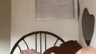 Trans stud Alexander pumps out and plays with his cooter