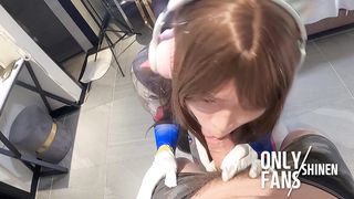 I expect you get aroused while game frolicking, Overwatch D.va Anime Porn Cosplayer gets poked crossdresser t-model