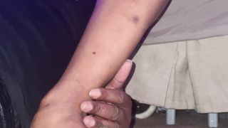 His Head so moist, my rump be wettened BIG BLACK COCK ebony jizz firm