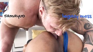 Cougar „Marisa“ get rock-hard torn up by yam-sized meatpipe „Magic Michel“ after weeding with a fat spunk-pump surprise