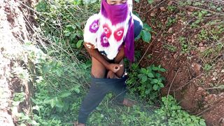 Red-Hot morning for you in outdoor jungle woods.