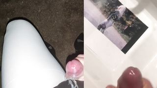 Transvestite dressing outside