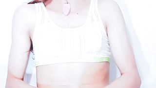 (Part 1) Thin Chinese Sissy Spunk Two Times After Locked In Virginity For A Week