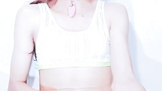 (Part 1) Thin Chinese Sissy Spunk Two Times After Locked In Virginity For A Week