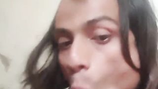 Deep inwards deep hatch blow ample rigid long penis transgirl Indian desi village