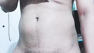 Little man sausage sissy femboy Encaged and plugged inwards underwear