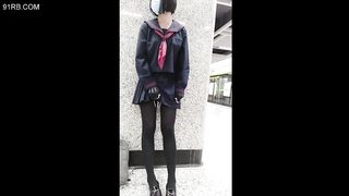 japanese tranny spunk in public 08