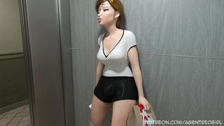 Dollar love - hermaphroditism on woman!