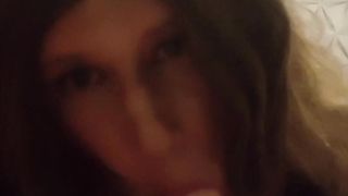 Ladyboy whorish throating