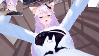 Futa Omaru Polka and Futa Nyanners Vtuber - Masculine taker POINT OF VIEW [Hentai Animation]