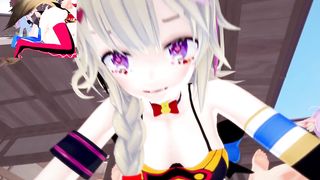 Futa Omaru Polka and Futa Nyanners Vtuber - Masculine taker POINT OF VIEW [Hentai Animation]