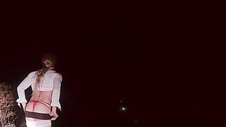 Glorious in Crimson Underwear