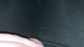 Wanking Dressed In My Nephew's Cock-Squeezing Yoga Trousers