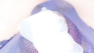 Close Up a pile of splooge