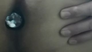 Sissy in buttfuck ass-plug