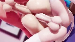 Futa Hermaphroditism Extraordinary Gargle Buttfuck Group Sex DOUBLE PENETRATION Humungous Cum-Shots 3 DIMENSIONAL Anime Porn