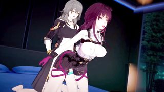 Honkai Starlet Ride - Futa Stelle x Kafka [Hentai Animation]