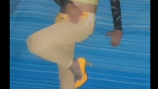 Eliminated my cut-offs to leave my pantihose on and taunt you