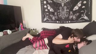 Trans TomBoy Gf Fights To Fit Her Lovin’ Bf (Crammed