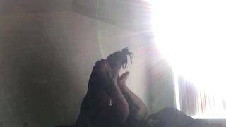 The weedman penis my a-hole with my gams up