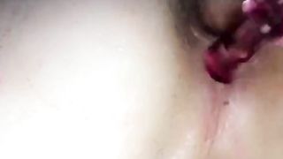 Young sissy enjoys to have fun with her donk speculum