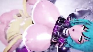 Futa Hermaphroditism Ass-Fuck Big Popshots 3 DIMENSIONAL Anime Porn