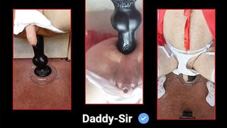 Tri sight mutt node dilso railing while crossdressed