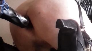 Sissy sky In undergarments taking hefty fuck stick and nutting forearms free-for-all