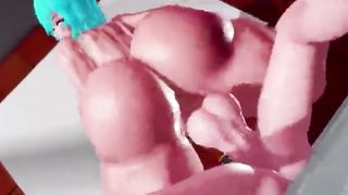 Futa Hermaphroditism Rectal Gang-Bang DOUBLE PENETRATION Three-Way 3 DIMENSIONAL Anime Porn