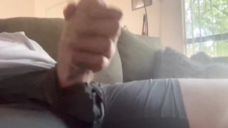 NUTTING FOR THE VERY FIRST WITH MY PHALLOPLASTY MANSTICK