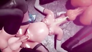 Futa Hermaphroditism YorHa Rectal Gloryhole Group Sex Immense Pop-Shots 3 DIMENSIONAL Anime Porn