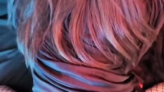 Bigboos transsexual bang-out sans rubber with her boyfrind after Halloweed