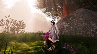 Super-Fucking-Hot Elf deep throats Draenei Futa Dickgirl - Warcraft Pornography Parody Brief Pinch