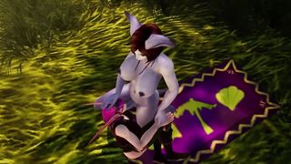 Super-Fucking-Hot Elf deep throats Draenei Futa Dickgirl - Warcraft Pornography Parody Brief Pinch