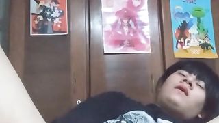 Liking frolicking with my fuck stick in my bedroom