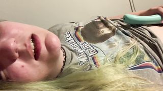Trans superslut ShawtyTheGoblin finishes off with her wand