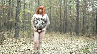 Anita Dickinme Diminutive Jizz-Shotgun Uncovers Outdoors