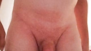 She-Male Tgirl Femboy Masturbates Off Finishes Off