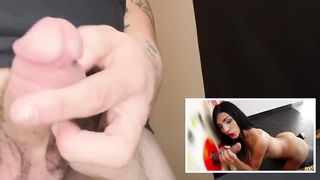 Man Responds and Strokes Off To TRANSSEXUAL Glory Fuck Hole