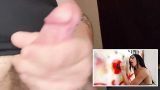 Man Responds and Strokes Off To TRANSSEXUAL Glory Fuck Hole