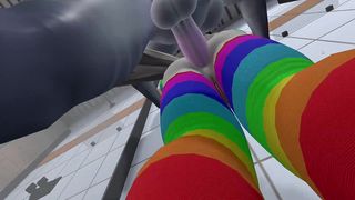 Warmth anthro Futa wooly dragon molten ass-fuck with wooly chick in the douche