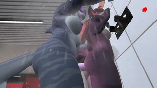 Warmth anthro Futa fur covered dragon and fantastic fur covered fox