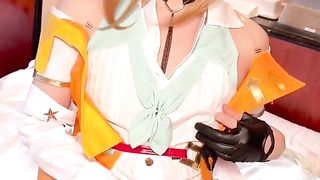 【Atelier Ryza】Ryza anime porn cosplayer highly wild, before analsex, oral job, creampie♡【TRAP】