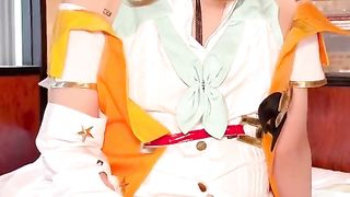 【Atelier Ryza】Ryza anime porn cosplayer highly wild, before analsex, oral job, creampie♡【TRAP】