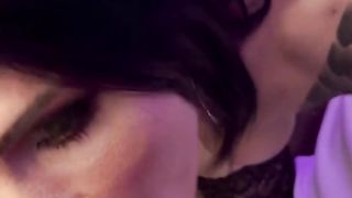 Jaw-Dropping She-Creature Jacking Off and deep throating a hefty man-meat munching a immense blast TSVictoria Carvalho