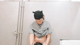 Getting caught at the mall