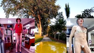 Glorious Dancing with Travel Sequences 02_(Velomobile (recumbent enclosed bicycle) Workout Gig w dance)