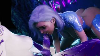 Une bombe suce et ce fait Sodomisé par une transexuel grosse sting.